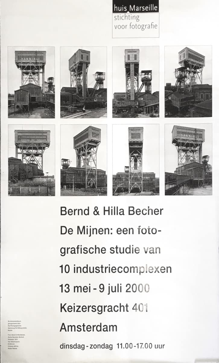 Amazon.co.jp: 稀少『Bernd & Hilla Becher 大判ポスター ベッヒャー